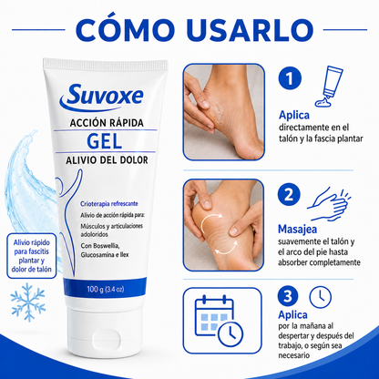 Suvoxe Gel para Fascitis Plantar