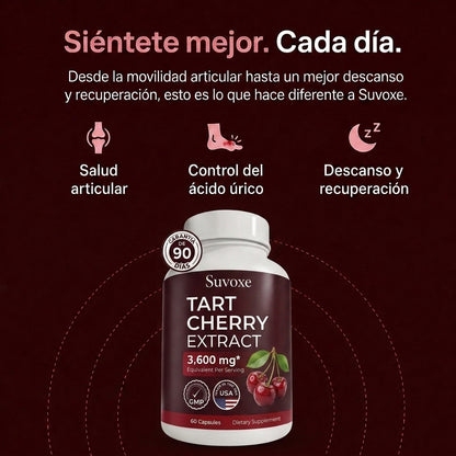 Suvoxe – Extracto de Cereza Ácida para la Gota