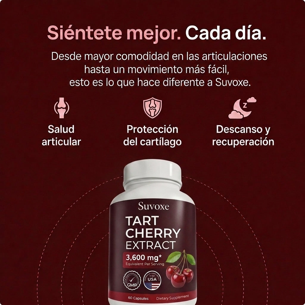 Suvoxe – Extracto de Cereza Ácida