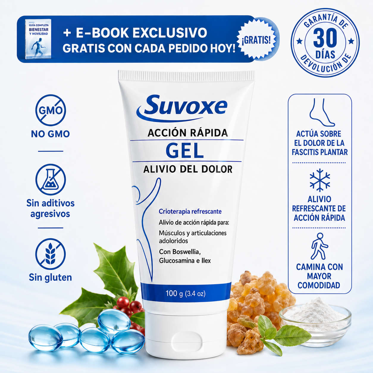 Suvoxe Gel para Fascitis Plantar